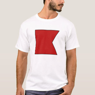 Internationaler Seesignalflaggenbuchstabe nautisch T-Shirt