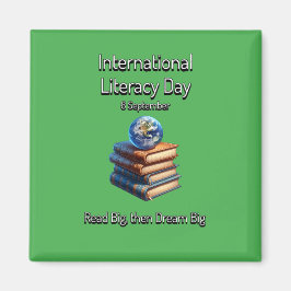 Internationaler Tag der Alphabetisierung. Träumen  Magnet