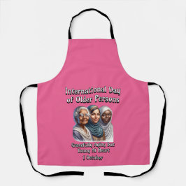 Internationaler Tag der älteren Menschen. 1. Schürze