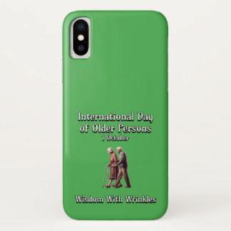 Internationaler Tag der älteren Menschen. Weisheit Case-Mate iPhone Hülle
