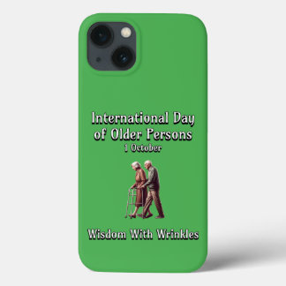 Internationaler Tag der älteren Menschen. Weisheit Case-Mate iPhone Hülle