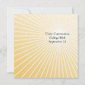 Internationaler Tag der Einladung zum Frieden (Rückseite)