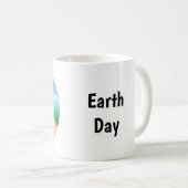 Internationaler Tag der Erde Kaffeetasse (VorderseiteRechts)