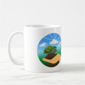 Internationaler Tag der Erde Kaffeetasse (Links)