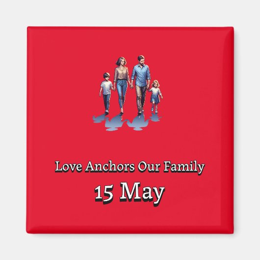 Internationaler Tag der Familien Magnet (Vorne)