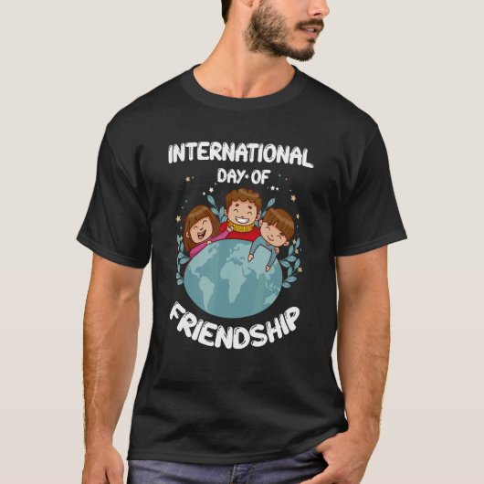 Internationaler Tag der Freundschaft der Vereinten T-Shirt (Vorderseite)