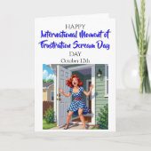 Internationaler Tag der Frustration Karte (Vorderseite)