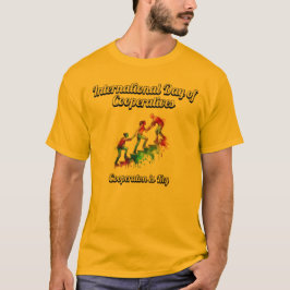 Internationaler Tag der Genossenschaften. T-Shirt