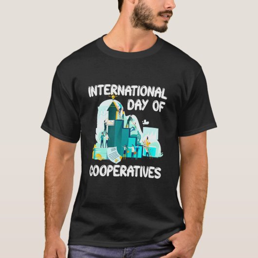 Internationaler Tag der Genossenschaften Vereinte T-Shirt (Vorderseite)