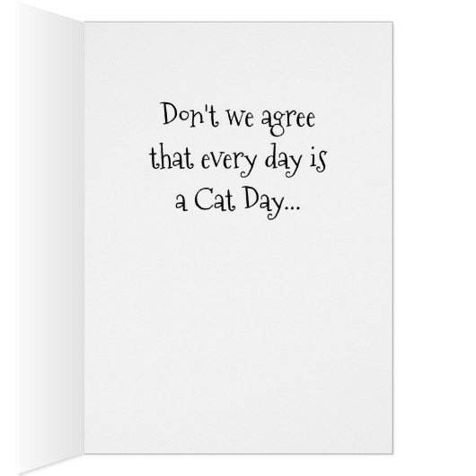 Internationaler Tag der Katze (Innen (Rechts))