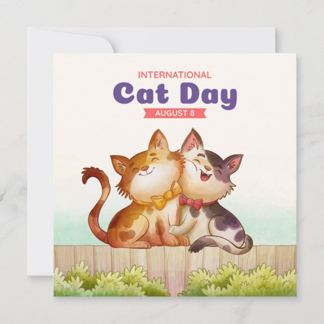 Internationaler Tag der Katze (Vorderseite)