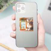 Internationaler Tag der Katze Aufkleber (Telefon)