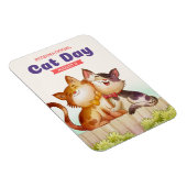 Internationaler Tag der Katze Magnet (Rechte Seite)