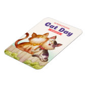 Internationaler Tag der Katze Magnet (Linke Seite)