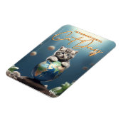 Internationaler Tag der Katze Magnet (Linke Seite)