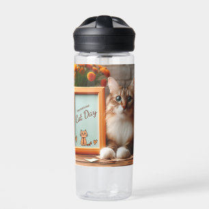 Internationaler Tag der Katze Trinkflasche