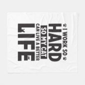 Internationaler Tag der Katzenbesserung bei harter Fleecedecke (Vorderseite (Horizontal))