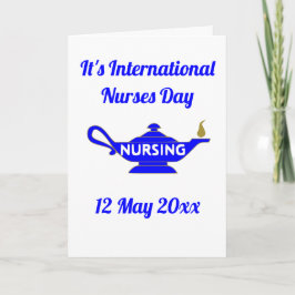 Internationaler Tag der Krankenschwestern dank Kar Karte