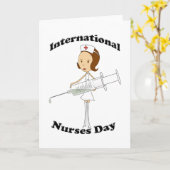 Internationaler Tag der Krankenschwestern Karte (Gelbe Blume)