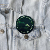 Internationaler Tag der Meerjungfrau Button (Beispiel)