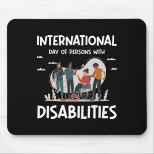 Internationaler Tag der Menschen mit Behinderungen Mousepad