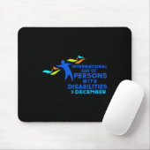 Internationaler Tag der Menschen mit Behinderungen Mousepad (Mit Mouse)