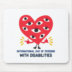 Internationaler Tag der Menschen mit Behinderungen Mousepad