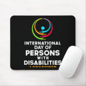 Internationaler Tag der Menschen mit Behinderungen Mousepad (Mit Mouse)