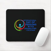 Internationaler Tag der Menschen mit Behinderungen Mousepad (Mit Mouse)