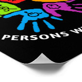 Internationaler Tag der Menschen mit Behinderungen Poster (Ecke)