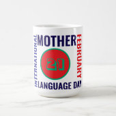 Internationaler Tag der Muttersprache Kaffeetasse (Mittel)