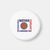 Internationaler Tag der Muttersprache Magnet (Vorne)