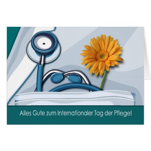 Internationaler Tag der Pflege. Krankenversicherun (Vorderseite (Horizontal))