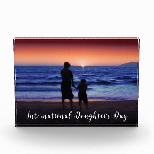 Internationaler Tag der Tochter Fotoblock (Vorderseite)