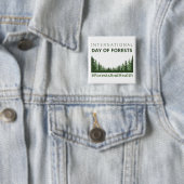 Internationaler Tag der Wälder und der Gesundheit Button (Beispiel)