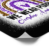 Internationaler Tag des Bewusstseins für Überdosie Poster (Ecke)