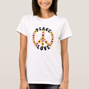 Internationaler Tag des Friedens Liebe Blume T-Shirt