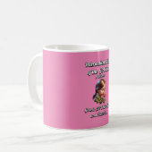 Internationaler Tag des Mädchens. Spaß haben Kaffeetasse (Vorderseite Links)