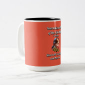 Internationaler Tag des Mädchens. Spaß haben Zweifarbige Tasse (Vorderseite Links)