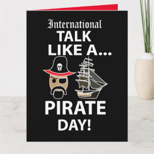 Internationaler Tag des Piratensprechens Karte