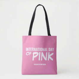 Internationaler Tag des Rosa Tasche