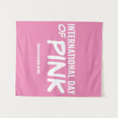 Internationaler Tag des Rosa Wandteppich (Vorderseite (Horizontal))