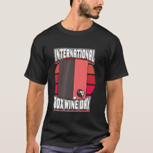 Internationaler Tag des Weinbeutels 9. September T-Shirt
