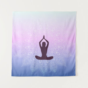 Internationaler Tag des Yoga 21. Juni Wandteppich