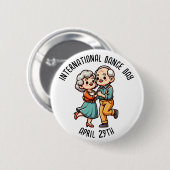 Internationaler Tanztag | 29. April Button (Vorne & Hinten)
