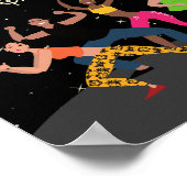 Internationaler Tanztag | Welttanztag Poster (Ecke)