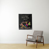 Internationaler Tanztag | Welttanztag Wandteppich (Beispiel)