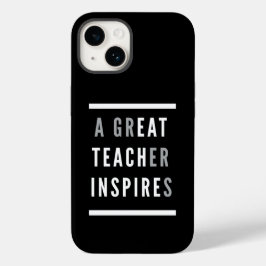 Internationaler Teachers Day Eat Teach Inspiriert Case-Mate iPhone 14 Hülle