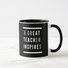 Internationaler Teachers Day Eat Teach Inspiriert Tasse