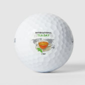 Internationaler Teetag Golfball (Vorderseite)